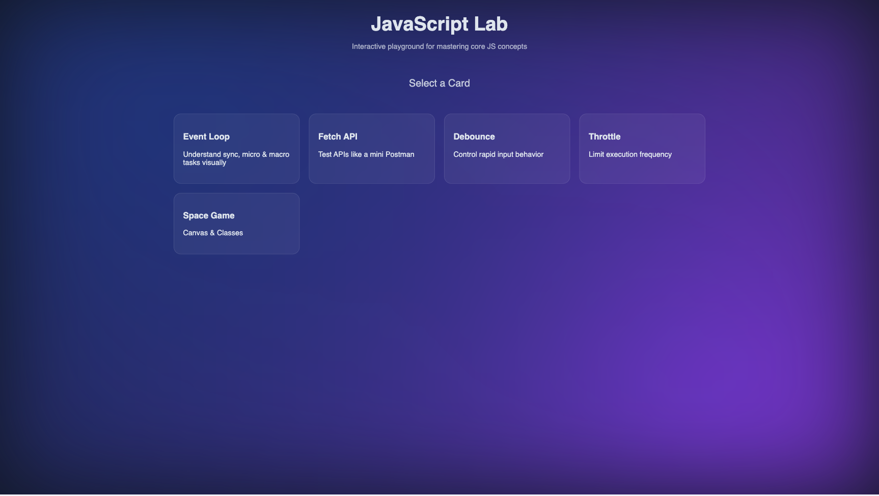 JavaScript Lab