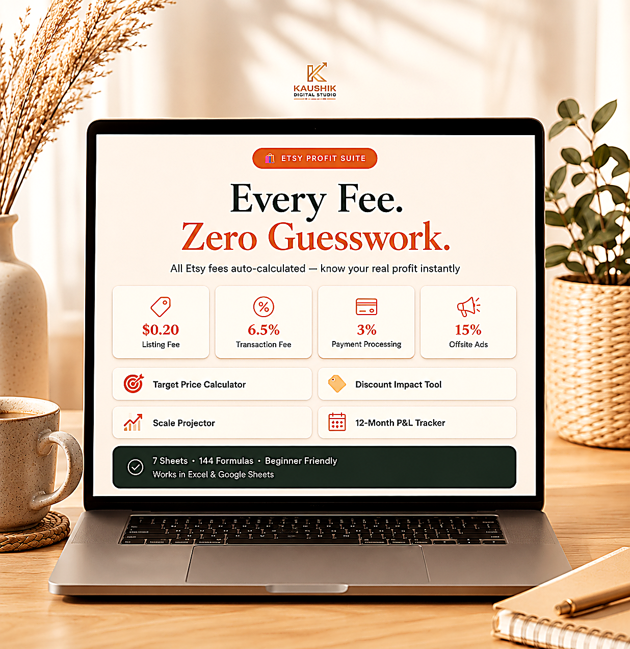 Etsy Fee & Profit Calculator